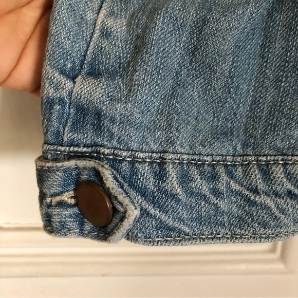 Dynamite Coastal Cowgirl Lightwash Distressed Denim Jean Vest XS - Picture 5 of 7